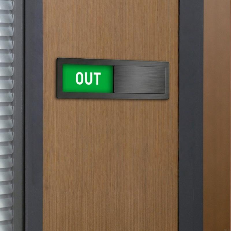 Conference Room Sign With Sliding Panel Door Indicators Slider Signboard For Office And Workplace Use M4YD