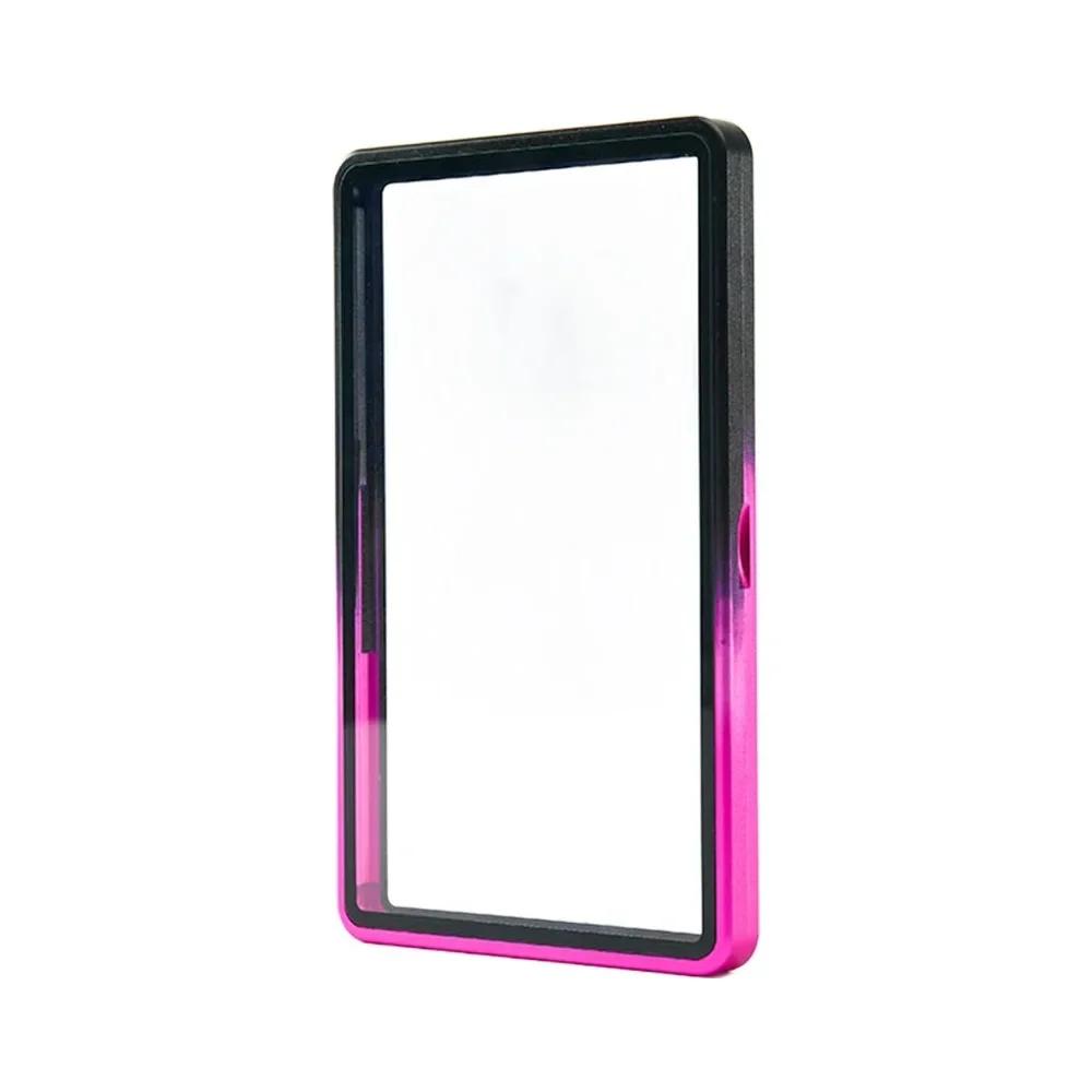 Gradient Color Trading Card Protect Box Double-sided Glass Transparent 35PT /CGC Box Aluminum Alloy UV Protection