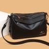 New Ladies Fashi Commuter Retro Large Capacity Shoulder Bag Fashi Wallet Handbag Girls Simple Crossbody PU Material Tote Bag