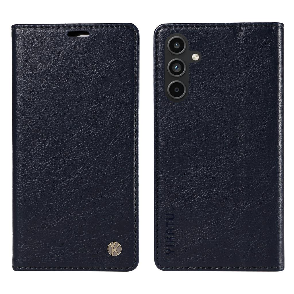 YIKATU YK-006 For Samsung Galaxy A15 4G/5G Case Anti-scratch Wallet Leather Phone Cover