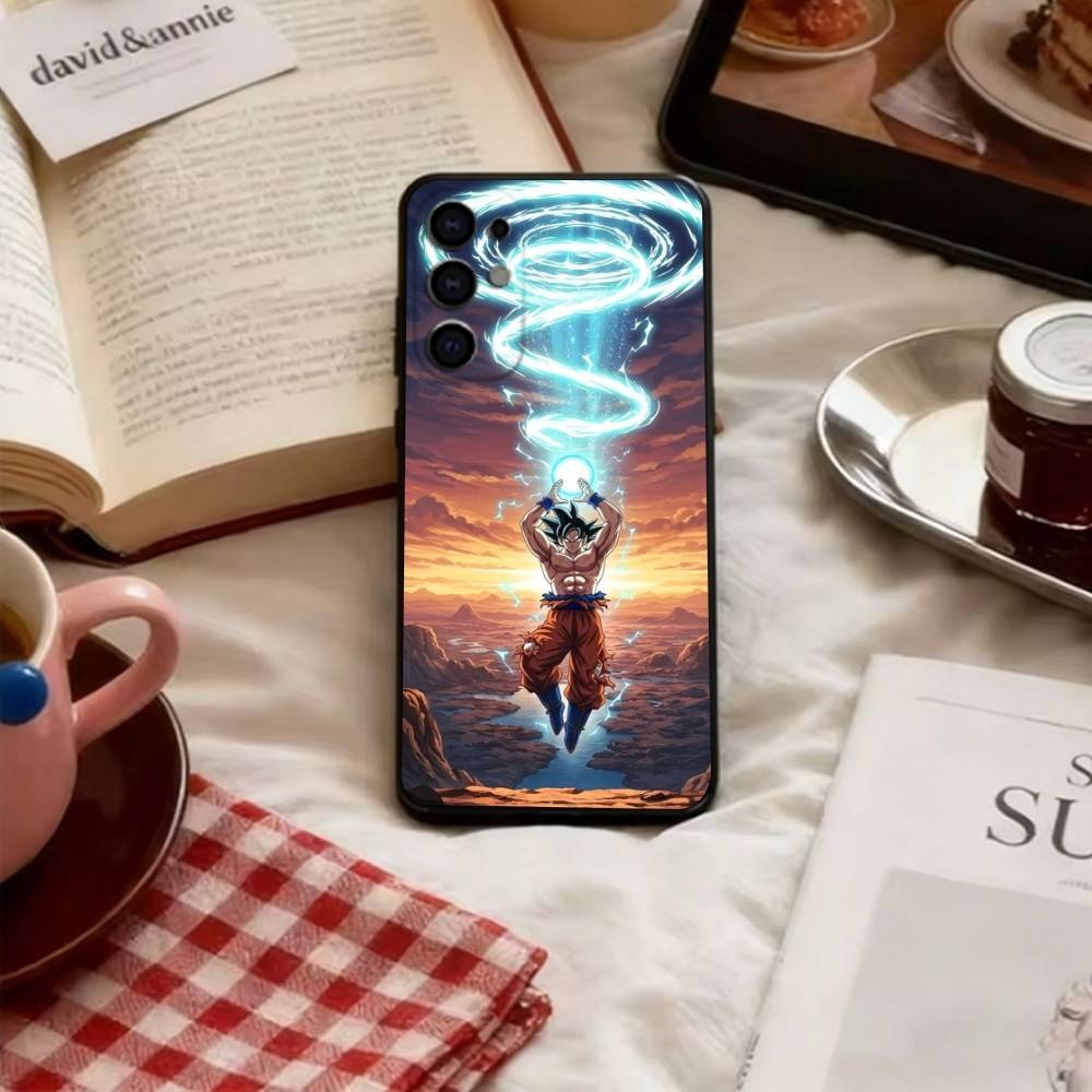 Dragon Ball Goku Phone Case For Samsung S25,S24,S21,S22,S23,S30,Ultra,S20,Plus,Fe,Lite,Note,10,Soft Black Cover