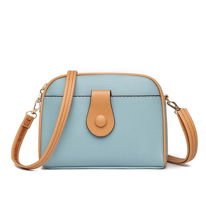 New Summer Small Bag Splicing Contrasting Color Shoulder Bag Mother Bag Crossbody Bag