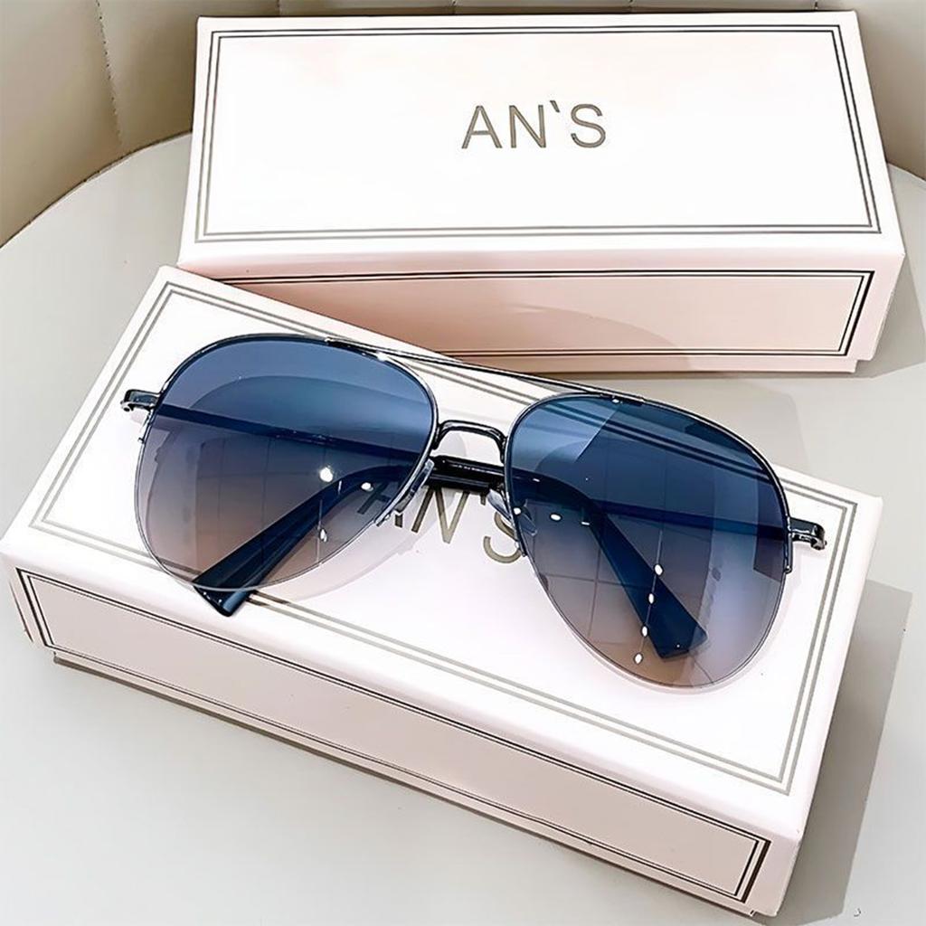 1pc Aviator Fashion Large Face Driving Riding Stylish Trendy Personality Sunglasses For Men