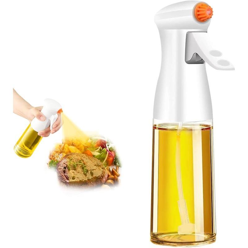 

200ml Glass Olive Oil Sprayer for Cooking Oil Dispenser Bottle Spray Mister, Oil Vinegar Spritzer Sprayer Bottles for Kitchen белый