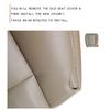 Driver's seat cover Lower seat cover for ford f250 f350 super duty lariat 2002-2007, Color-Light brown