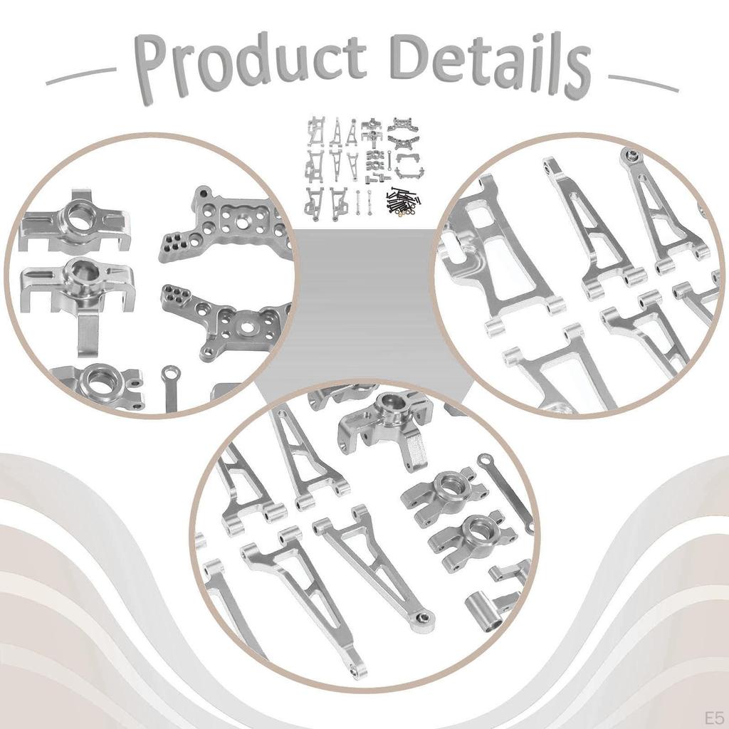 1/14 RC Car Upgrades Front and Rear Shock Aluminum Alloy DIY Accessories Accessory Lower