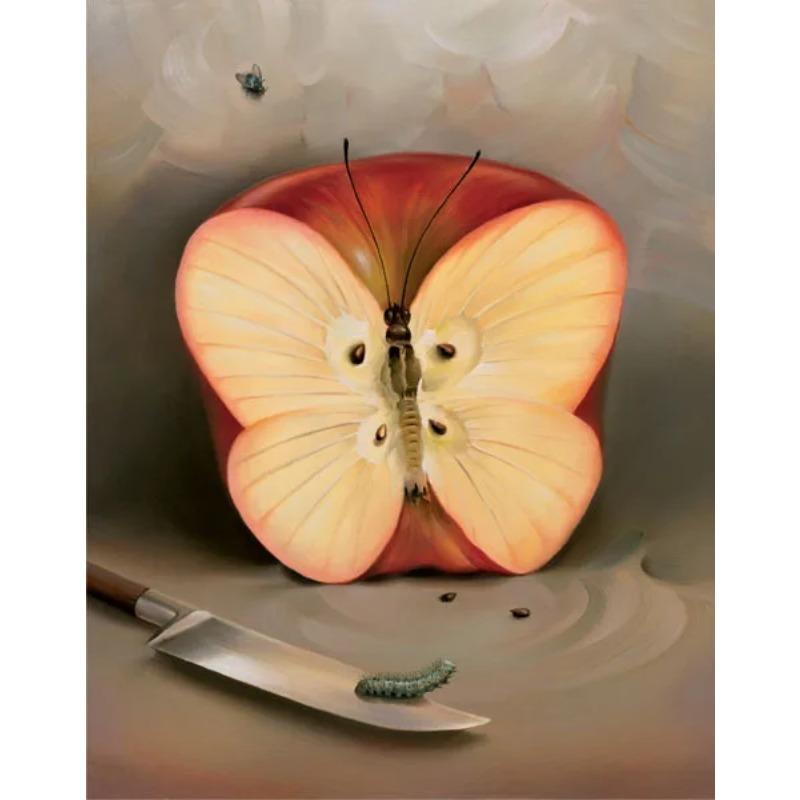 

Серия выставок абстрактного пейзажа Сюрреалистическая холщовая живопись Настенное искусство Постер и печатная картина для дома Украшение спальни Подарок 21cm×30cm NoFrame