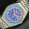 GENUINE VINTAGE SEIKO 5 AUTOMATIC JAPAN MENS BLUE COLOR DIAL WATCH A708391-1