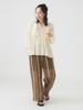 B:MING LIFE STORE by BEAMS Women's Indian Striped Lace Pants (Sizes S-M) Beige