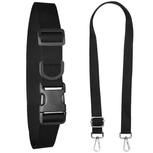 Vitalux One-Touch Buckle Work Belts, Set of 2, Adjustable Length, for Waist Pouches, Nurse Pouches, Replacement, Unisex, for Work, Hiking, and Luggage