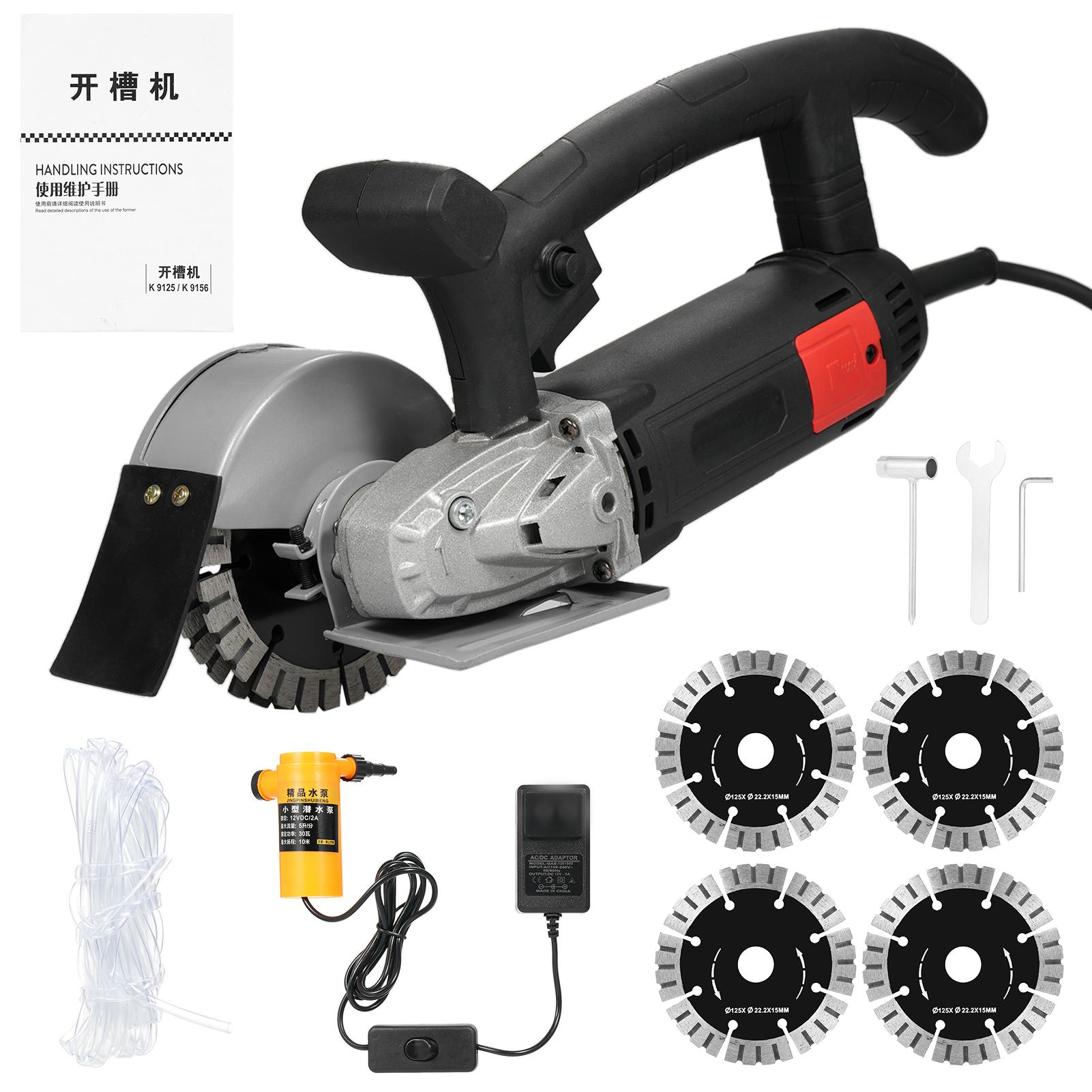 

Электрическая машина для резки стеновых пазов Chaser Станок для резки бетона 220-240 В для долбежного кирпича EU Plug