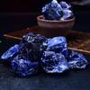 Labradorite Natural Blue Vein Stone: Large Carved Mineral Specimen for Teaching and Ornamentation