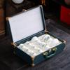 Kung Fu Tea Set 2025 New Luxury High-end Chinese Style White Porcelain Office Business Gift Custom LOGO