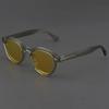 Gafas de sol polarizadas Johnny Depp Lemtosh para mujer, marca de lujo, estilo vintage de acetato, gafas de visión nocturna.