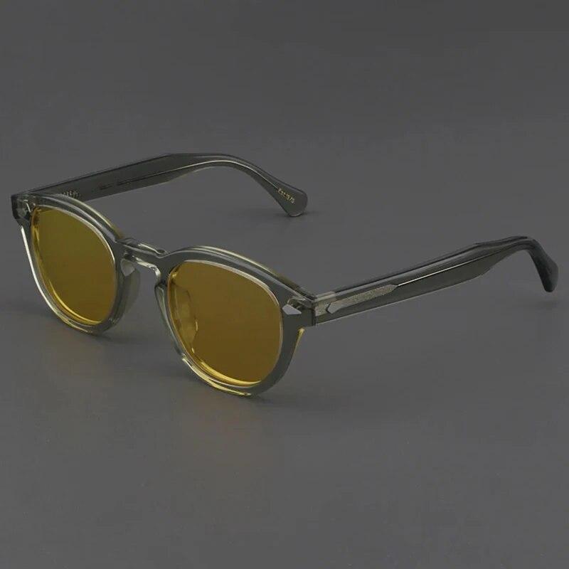 Gafas de sol polarizadas Johnny Depp Lemtosh para mujer, marca de lujo, estilo vintage de acetato, gafas de visión nocturna.