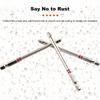 6PCS Screwdriver Bits Set Multiple Sizes Hex Shank Torx Screwdriver Bits with Magnetic for Electric Drills and Wrenches
