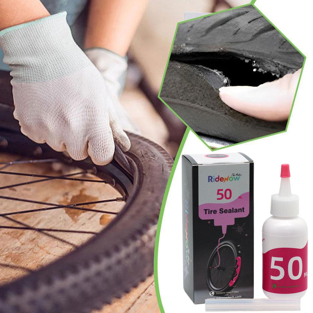 Bicycle Tire Sealant for Tubeless Tires, Puncture Repair Liquid, Instant Self-Sealing for Bike Motorcycle, Anti-Leak Protection