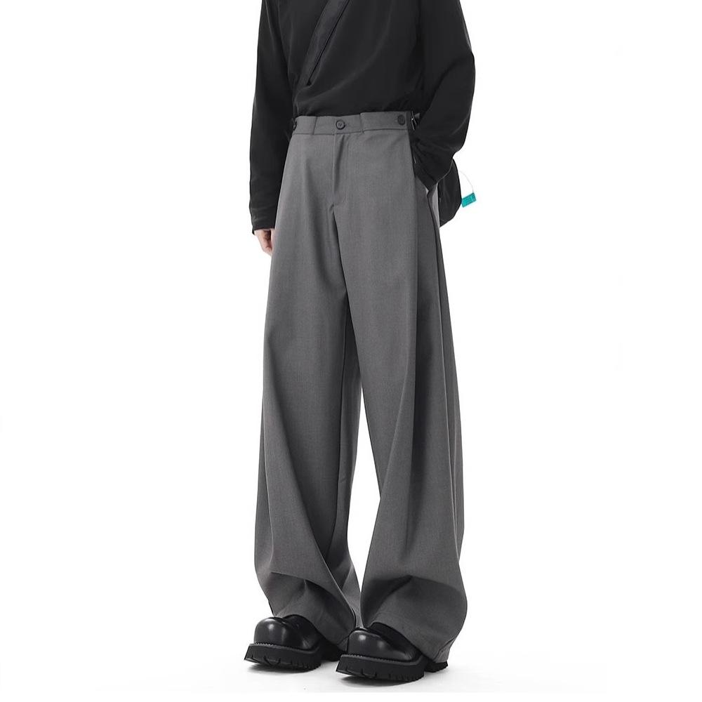 American High Street Wide-leg Trousers Men's Casual Pants Spring New Trendy Brand Loose High-end Ruffian Handsome Drape Pants