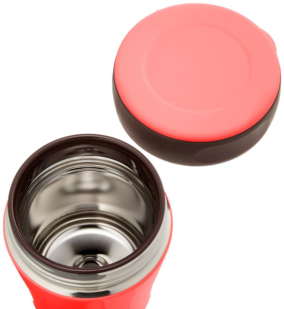 Zojirushi Stainless Steel Vacuum Insulated Food Jar, Perfect for Lunch Boxes, Keeps Food Hot or Cold, Wide Mouth, 260ml, Berry, SW-GD26-PP