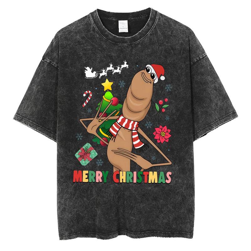 I Dont Like This Rock Its Pissing Me Off Marcus The Worm Washed Vintage Funny Meme Tshirt Men Women Casual Cotton Short Sleeve