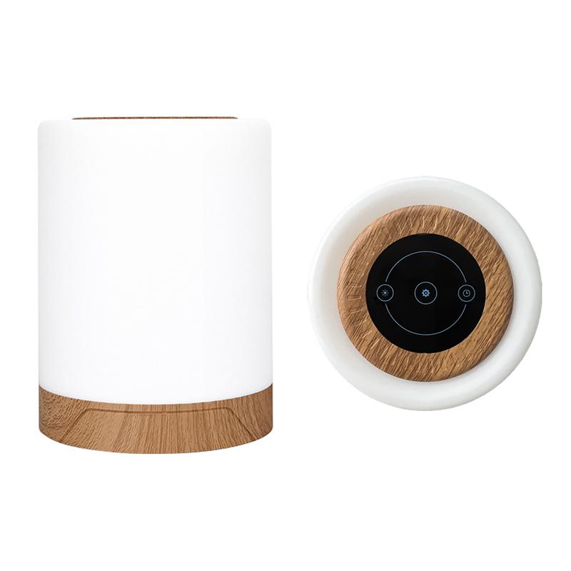 Lumină de Noapte LED Inteligentă, Lampă de Masă Portabilă cu Control Tactil, Reîncărcabilă USB cu Schimbare RGB, Decor de Cameră pentru Dormitorul Copiilor, Camping