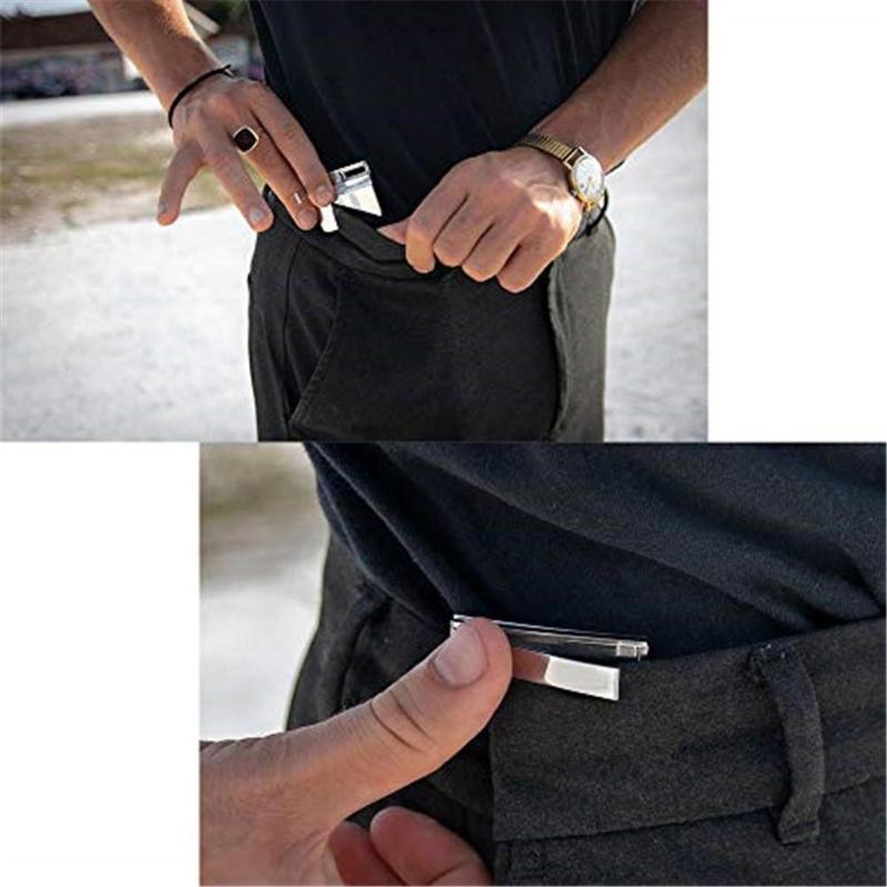 Multi-functionZinc Alloy Belt Clip Lazy Belt Cordless Buckle Belt Scam Waistband Pants Skirts T-shirt Suit Pants Belt