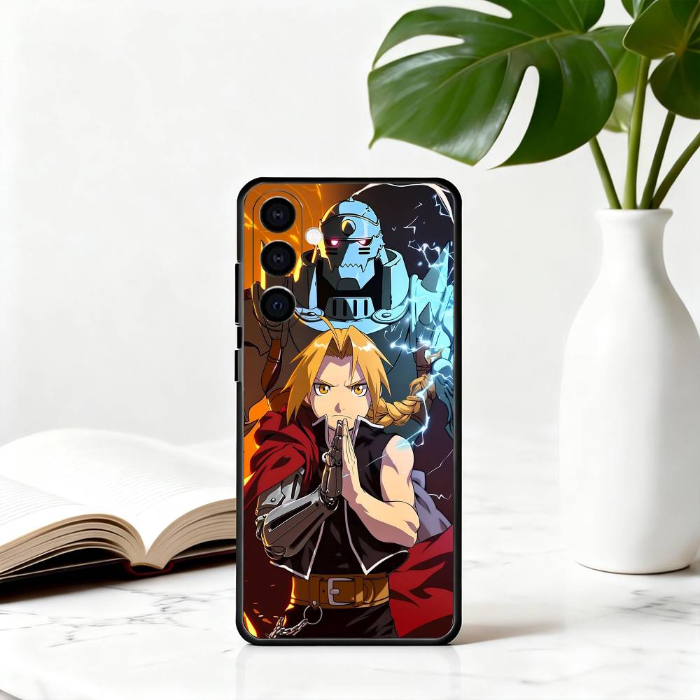 A-Alchemist F-Fullmetal E-Edward E-Elric-EE Phone Case For Samsung Galaxy A73,A72,A71,A70,A53,A52,A51,Others Soft Black Cover