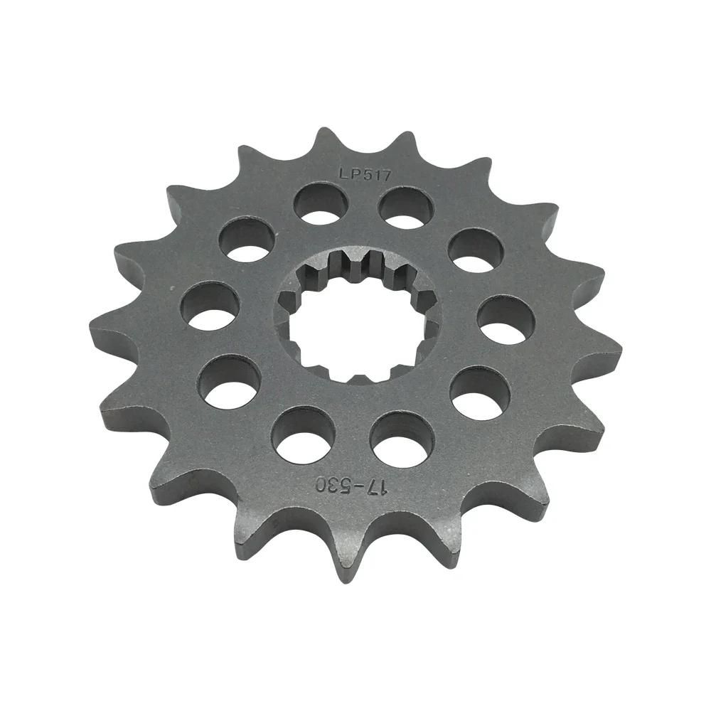 530 Motorcycle Front Sprocket For Kawasaki ZZ-R1200 ZZR1200 ZX-12R ZX1200 Ninja 1200 ZX-14R ZX1400 GPZ900 ZX1100 ZZR1400 ZZR1100 17 Teeth