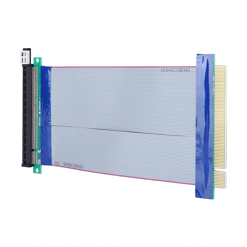 19CM PCI E Riser Card Extender PCI E 16X Soft Flat Extension Cable