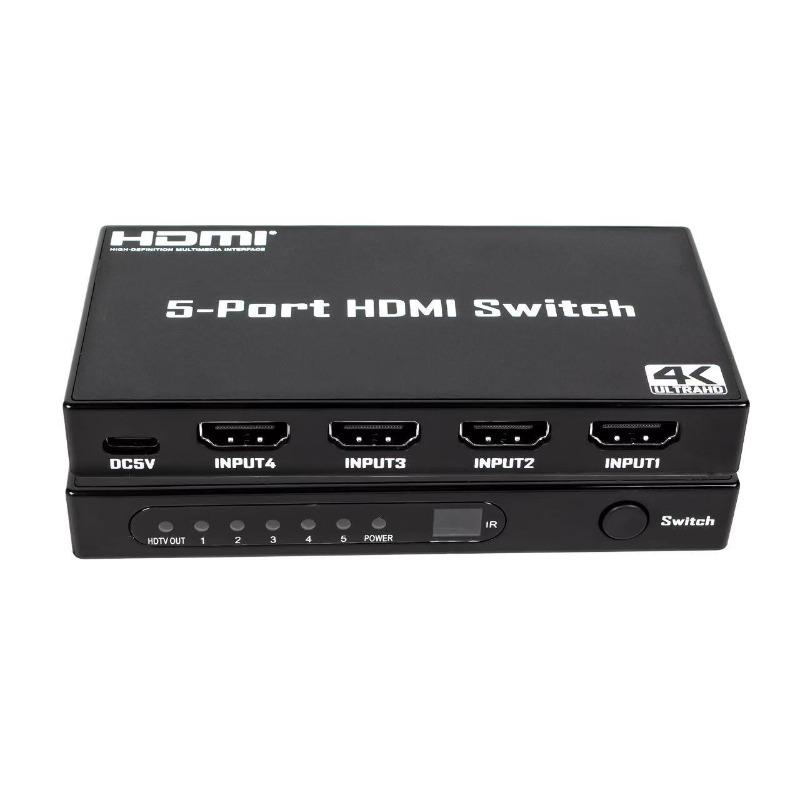 1116 New High Definition Switcher Three in One Out Four in One Out Five in One Out Converter Supports 1K Computers