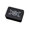 Game Card Box Astrology Trinkets Box Metal Card Storage Case Container for Fortune Telling, Witches