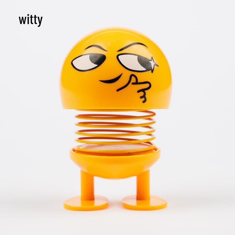 Douyin Kreslená Autíčko Emotikon Bobblehead Hračka Ozdoba