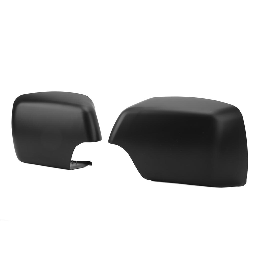 2 Stück Seitenspiegelkappen 51168256321 Türspiegelkappe Kappe Glänzend Schwarz Ersatz für X5 E53