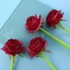 1Pcs Creative Rose Flower Silicone Gel Pen Simulation Valentine's Day Gift Sign Water Pens Office School Writing Stationery