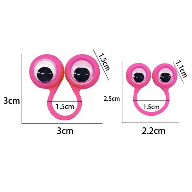Komik Titreyen Göz Küresi Parmak Kuklası Plastik Yüzükler Çocuklar İçin Parti Hediyelikleri Şakalar Oyunlar hediyeler doğum günü dekorasyonu