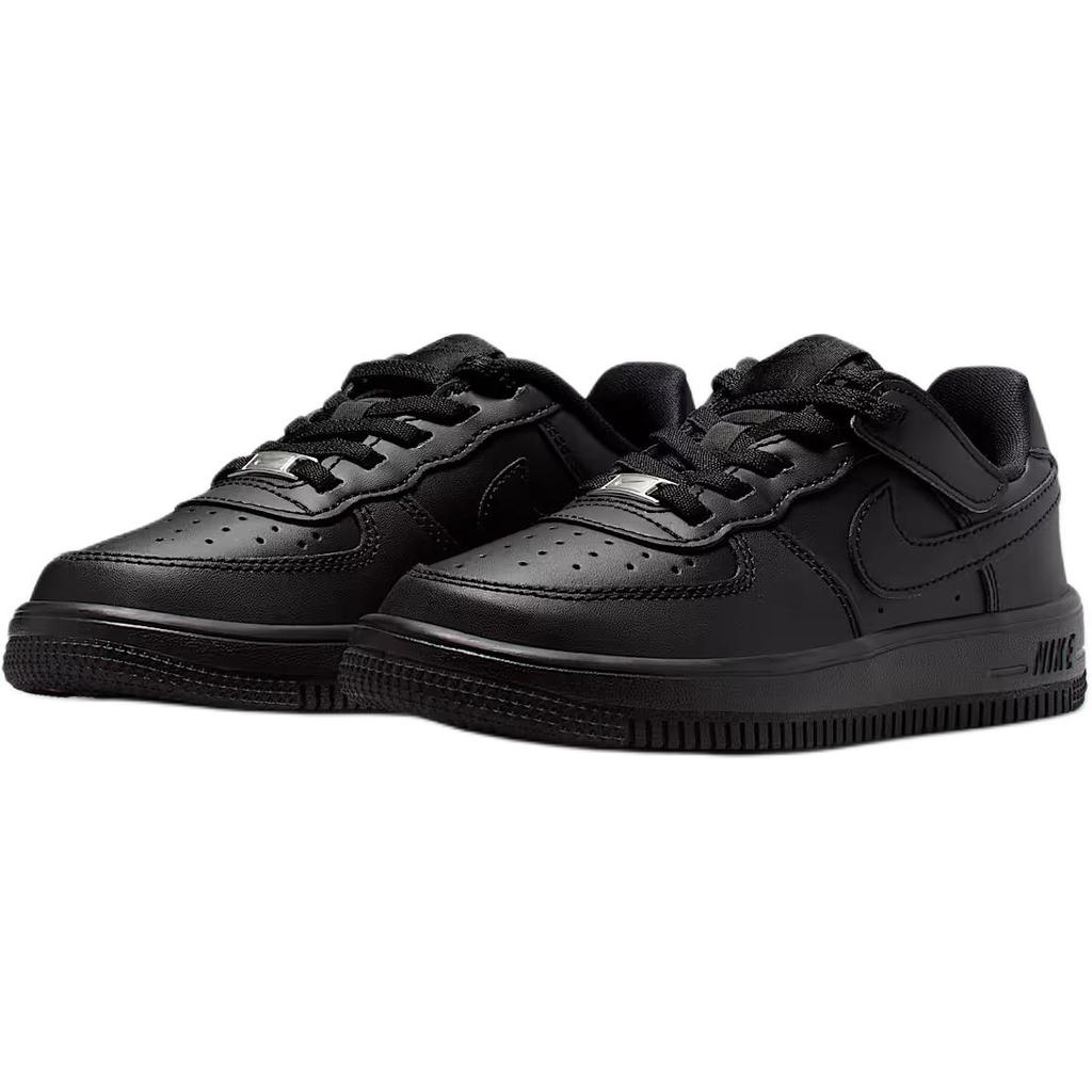 Nike Air Force 1 Abrasion Resistant Low top Kids' Skateboarding Shoes Black Children Aged 3 7 Years Old IH4498-001