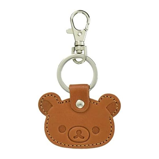 Rilakkuma Leather Keychain Face Rilakkuma RK-012