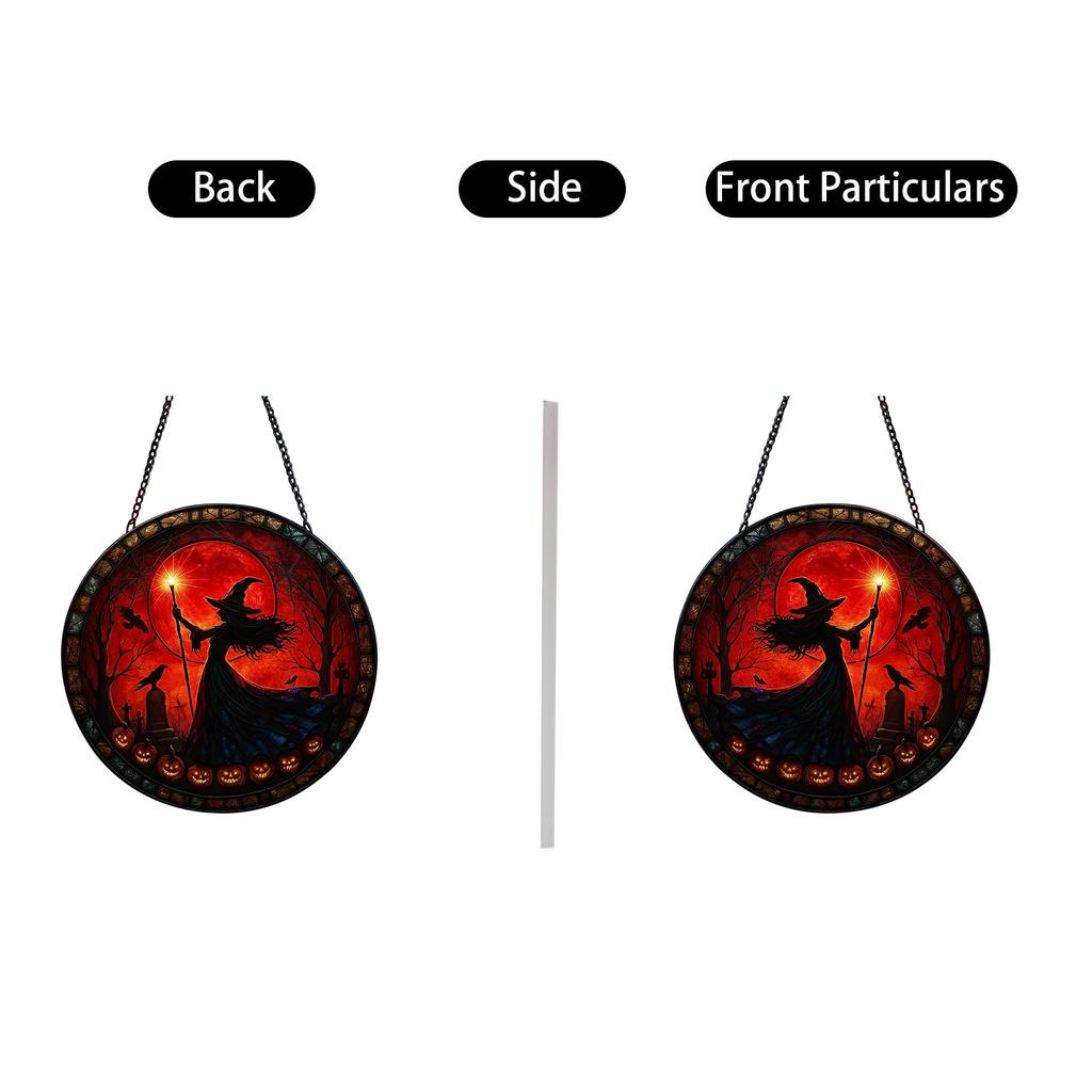 Scary And Cute Halloween Pendants, Acrylic Window Decorations,Nice Home Gifts, Wnique Halloween Pendants