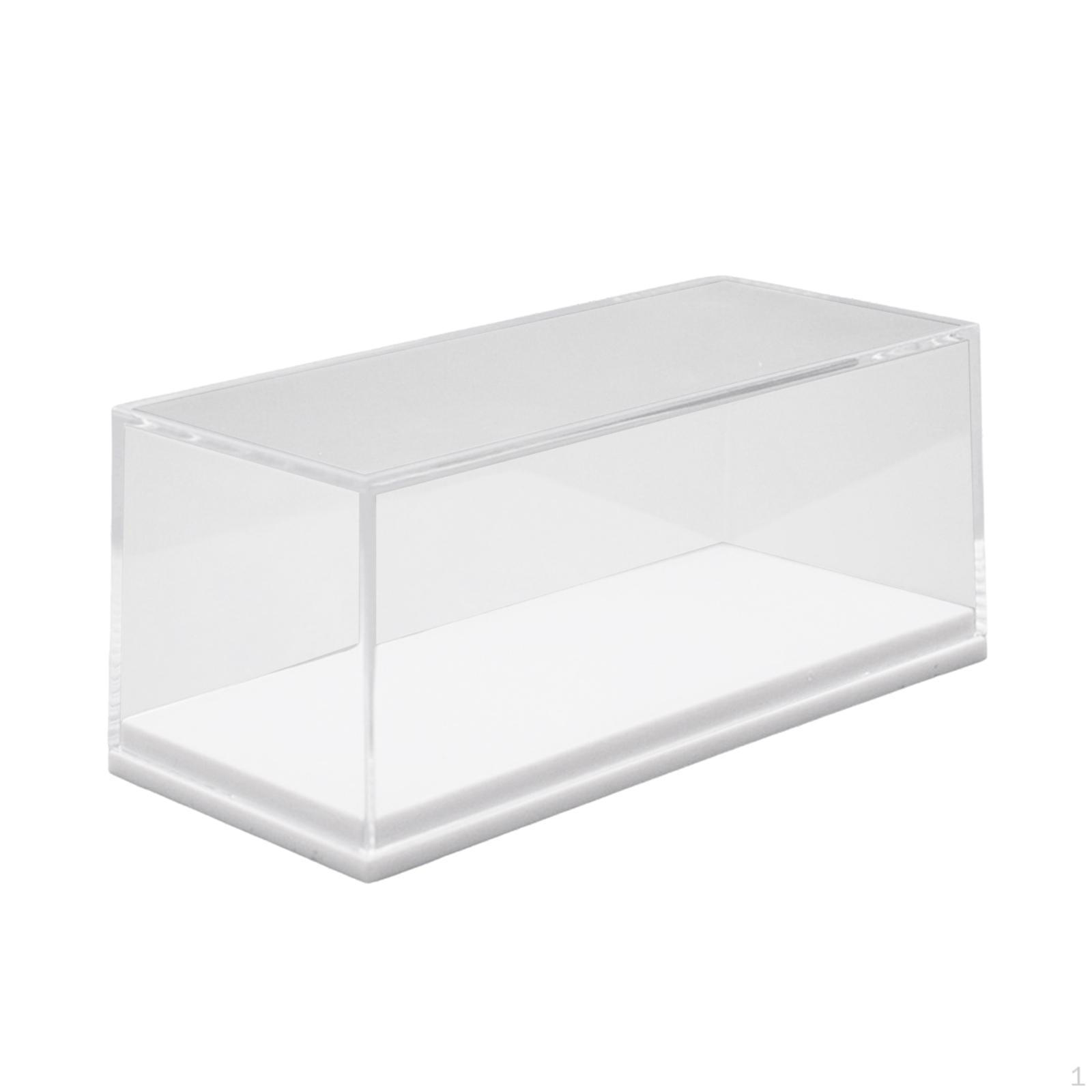 

Акриловый витринный органайзер для коллекции, штабелируемый, пылезащитный, литой под давлением, модель автомобиля white base