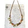 Hawaiian Style Colorful Plant Flower Czech Bead Pendant Acrylic Summer Collarbone Chain Women's Party Gift