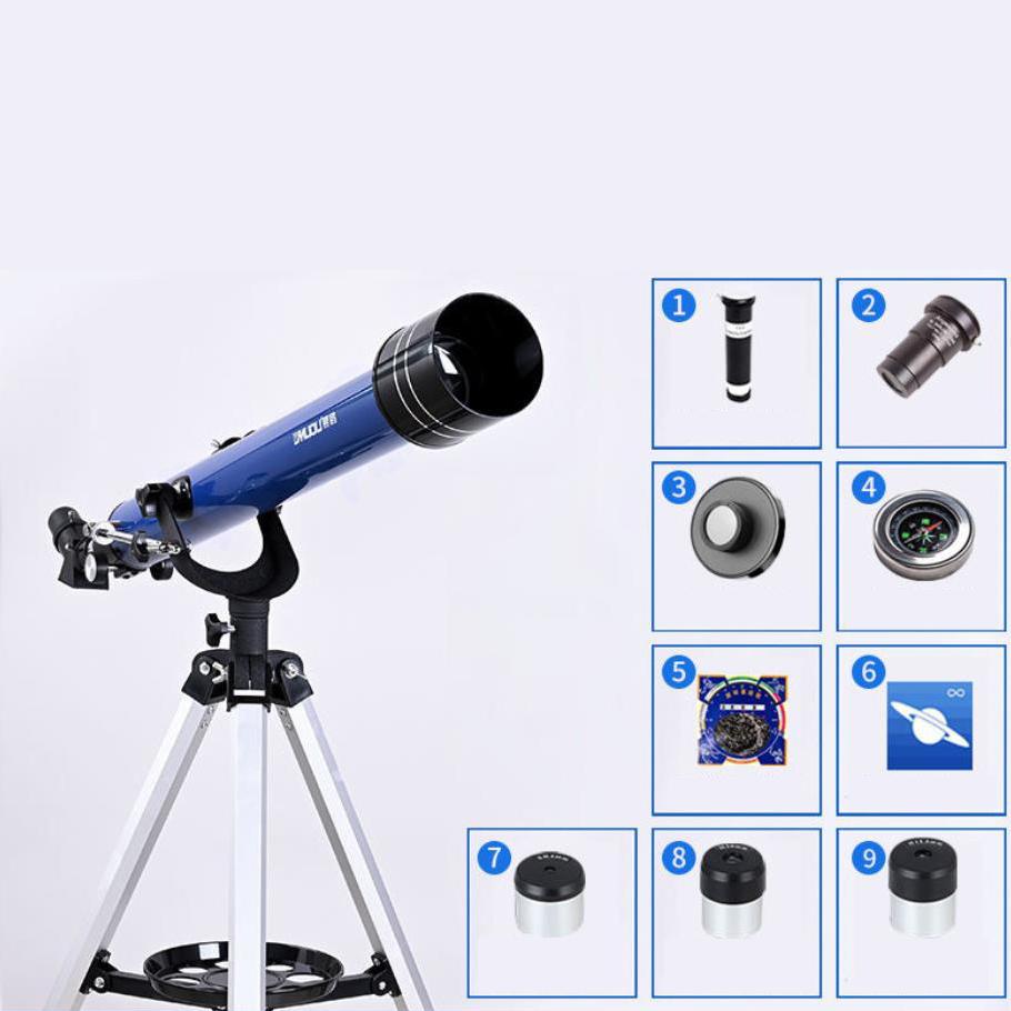 

Версия астрономического телескопа со сверхвысокой кратностью для защиты глаз. Монокуляр HD профессионального уровня для наблюдения за звездами. синий