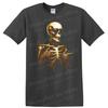 Skeleton Graphic T Shirt Funny Halloween Party Costume Tee Cool Design