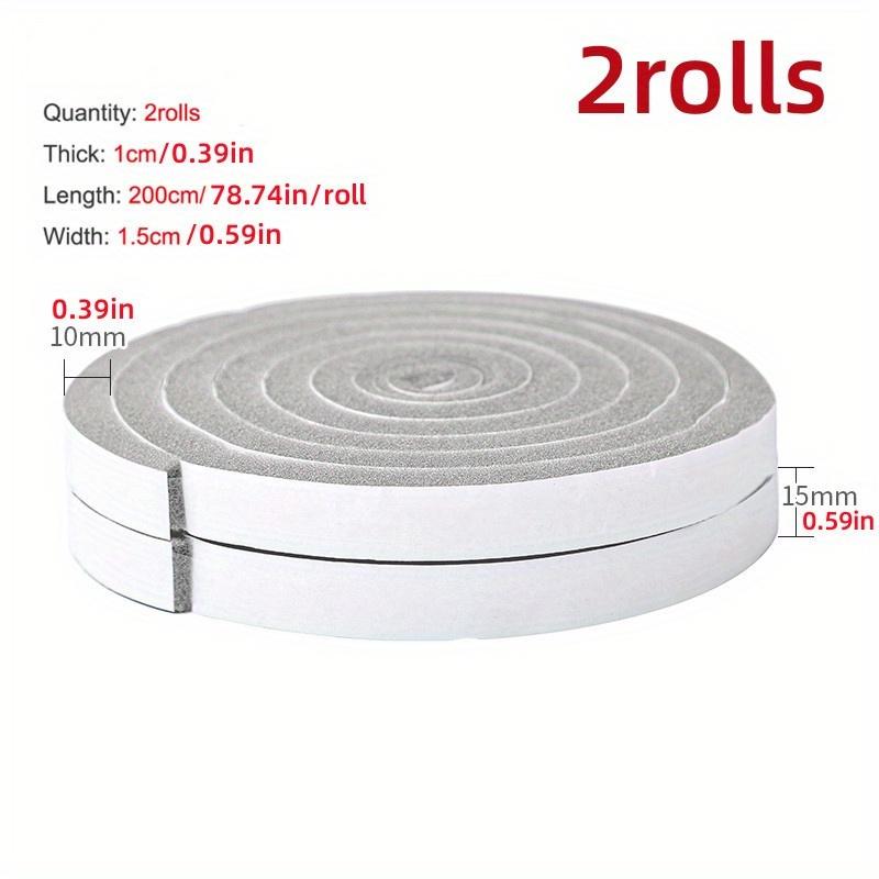 

2 рулона/упаковка, уплотнитель для защиты от атмосферных воздействий, самоклеящиеся уплотнительные ленты, пенопласт, оконное стекло, дверь, звукоизоляционная, противоударная, пыленепроницаемая, теплая уплотнительная лента серый