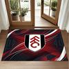 Fulham Voetbal Design Kristalfluweel Tapijt Zacht Decoratief Matje voor Slaapkamer Entree