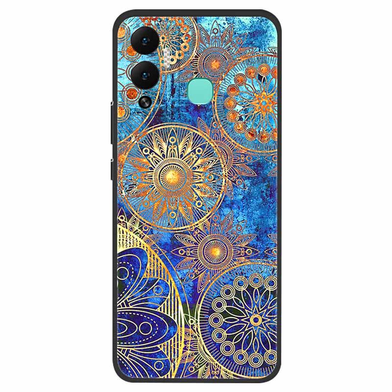 For Infinix Hot 12 Play NFC Case X6816D Shockproof Silicone Soft TPU Phone Cover for Infinix hot12 play NFC Case Bumper Funda