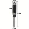 2pc Flush Trim Top & Bottom Bearing Router Bit - 1/4" Shank - Woodworking Tool Tenon Cutter for Woodworking Tools Herramientas