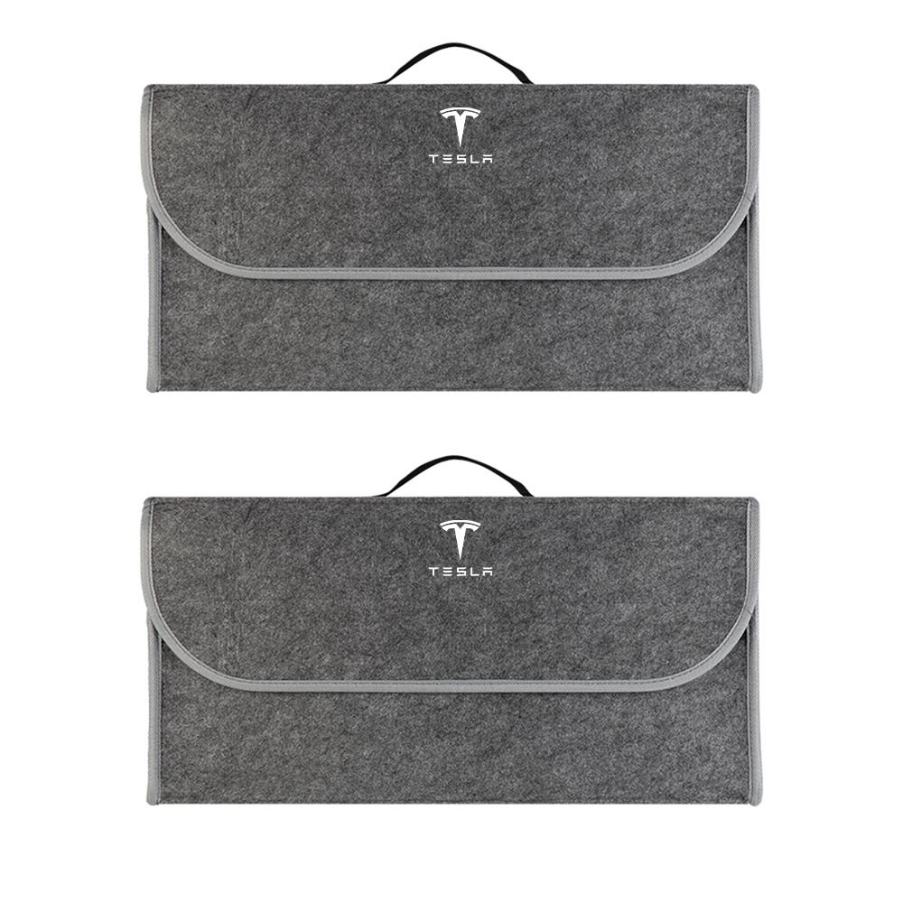 GQNBY1 Car Sundries Storage Box Trunk Folding Organizer Bag Tool Case For Tesla Model 3 Model S X Model Y Cybertruck Roadster SpaceX