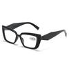 New Personality Leisure Square Frame Presbyopia Glasses Pressure-Resistant And Durable Hyperopia Eyeglasses +1.0 To +4.0