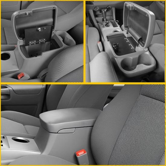 For Toyota Tacoma 2005-2012 Armrest Release Handle Center Gray Console Lid Latch