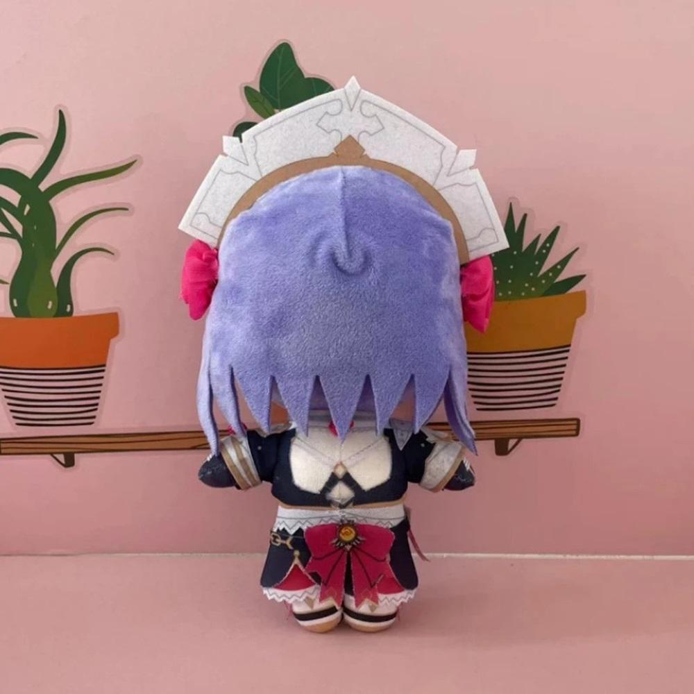 Genshin Impact Plush Dolls Navia Chasca Venti Baizhu Xiao Zhong Li Cute Cartoon Anime Cosplay Stuffed Toy Kids Gift